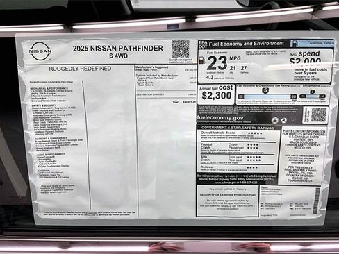 New 2025 Nissan Pathfinder S image 36
