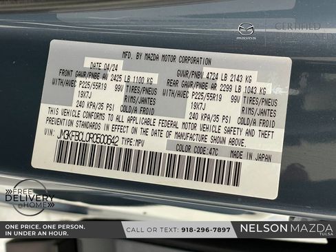 Certified 2024 MAZDA CX-5 Carbon Edition image 56