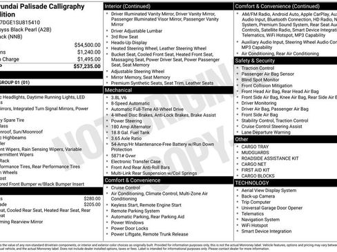 Used 2025 Hyundai Palisade Calligraphy image 3