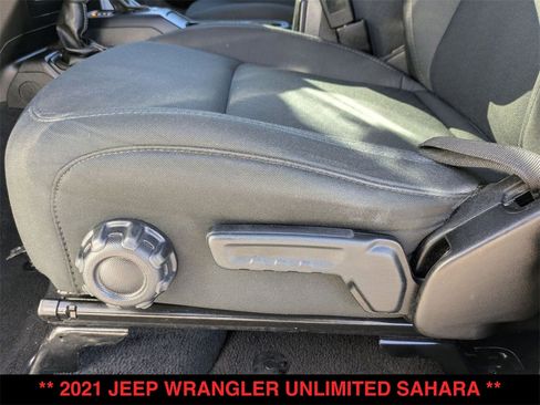 Used 2021 Jeep Wrangler Unlimited Sahara w/ Uconnect 4C Nav & Sound Group image 22