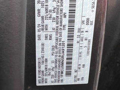 Used 2024 Ford Escape ST-Line w/ Tech Pack #1 AWD/4WD image 24