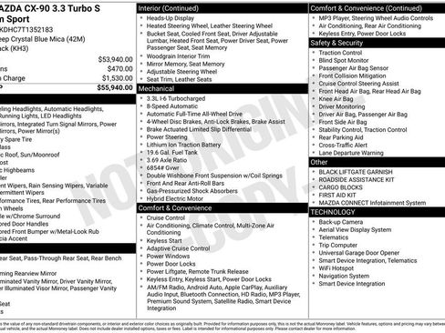 New 2026 MAZDA CX-90 3.3 Turbo S w/ Premium Package image 32