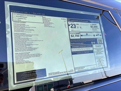 New 2026 Land Rover Range Rover Velar Dynamic SE image 16