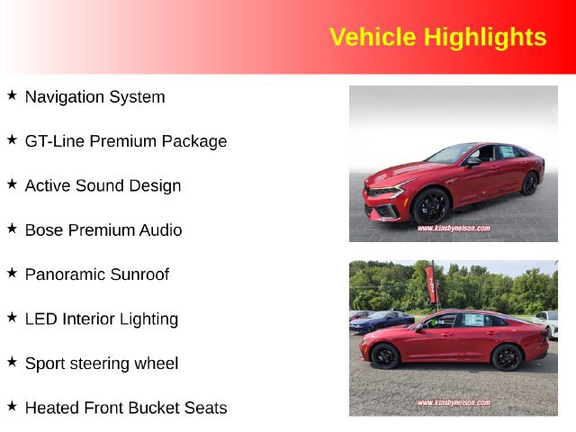 New 2026 Kia K5 GT-Line w/ GT-Line Premium Package AWD/4WD image 3