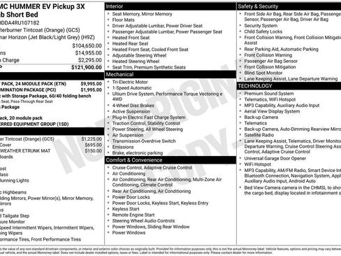 Used 2024 GMC Hummer EV 3X w/ Battery Pack, 24 Module Pack AWD/4WD image 2