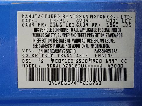 Used 2021 Nissan Sentra SV FWD image 33