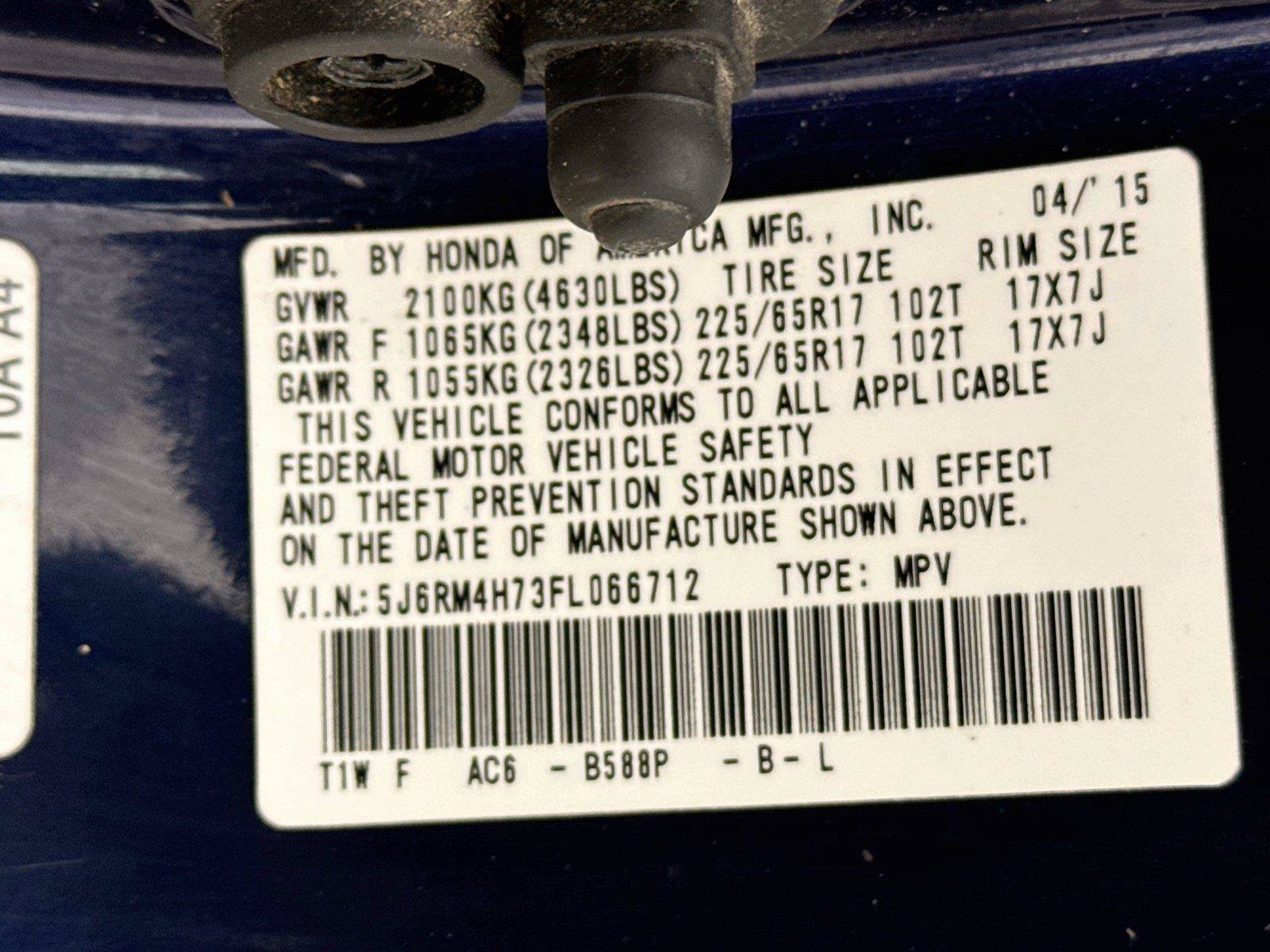 Used 2015 Honda CR-V EX-L image 23