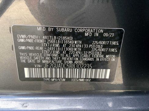 Certified 2024 Subaru Crosstrek 2.0i Premium AWD/4WD image 33
