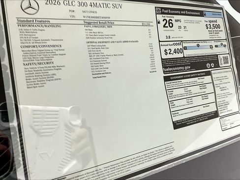 New 2026 Mercedes-Benz GLC 300 GLC 300 image 17