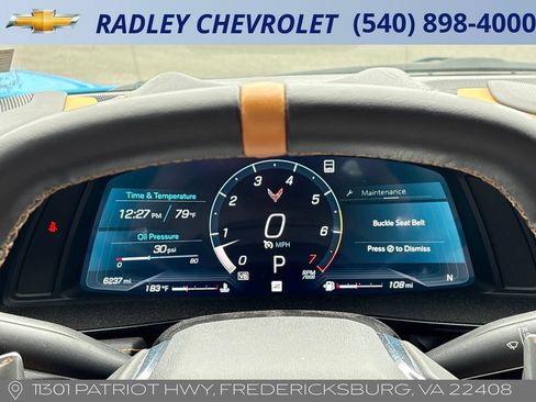 Certified 2023 Chevrolet Corvette Stingray Preferred Cpe w/ Z51 Performance Package RWD image 7