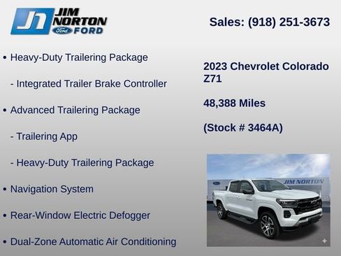 Used 2023 Chevrolet Colorado Z71 w/ Z71 Convenience Package 2 AWD/4WD image 39