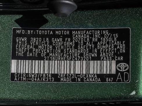 Used 2015 Toyota Corolla LE FWD image 29