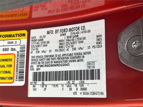 Used 2022 Ford Bronco Sport Badlands w/ Premium Package image 31