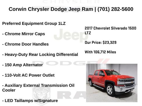 Used 2017 Chevrolet Silverado 1500 LTZ w/ Sport Package image 19