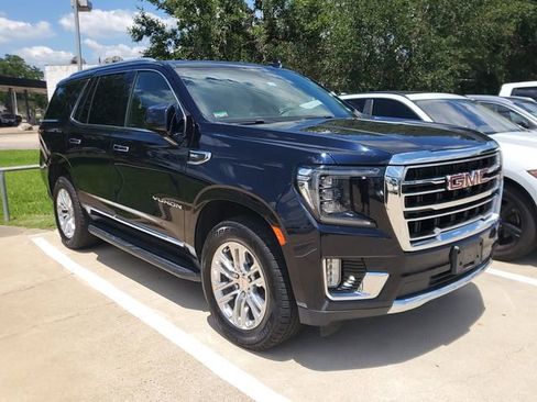Used 2021 GMC Yukon SLT w/ SLT Luxury Plus Package RWD image 3