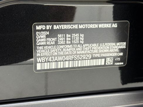 Certified 2024 BMW i4 eDrive35 w/ Convenience Package RWD image 27