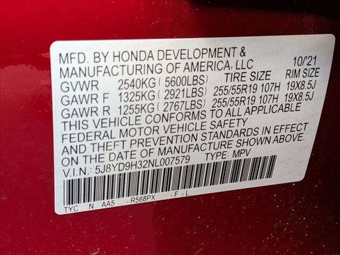 Used 2022 Acura MDX FWD image 22