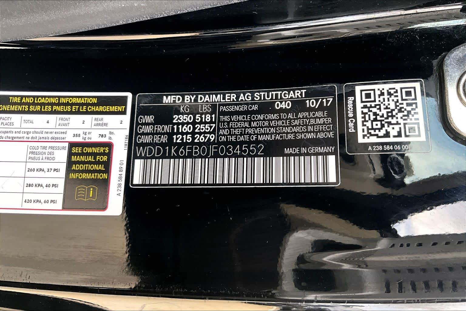 Certified 2018 Mercedes-Benz E 400 Cabriolet image 29