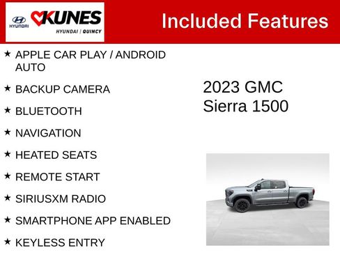 Used 2023 GMC Sierra 1500 Elevation w/ X31 Off-Road Package AWD/4WD image 2