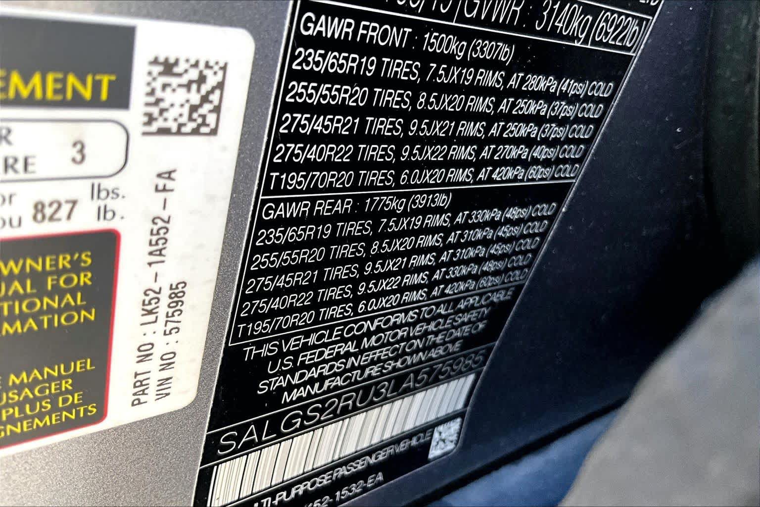 Used 2020 Land Rover Range Rover HSE AWD/4WD image 34