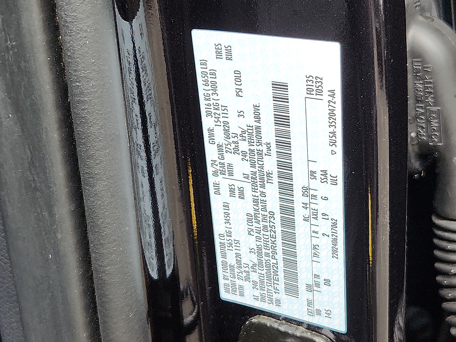 Used 2024 Ford F150 STX w/ STX Black Appearance Package AWD/4WD image 24
