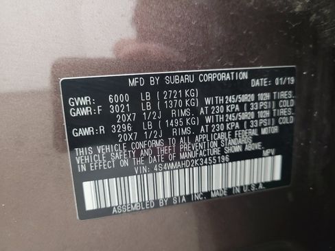 Used 2019 Subaru Ascent Premium w/ Popular Package #2 image 33