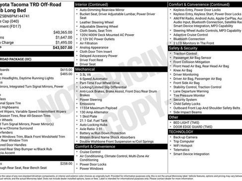 Used 2023 Toyota Tacoma TRD Off-Road AWD/4WD image 32