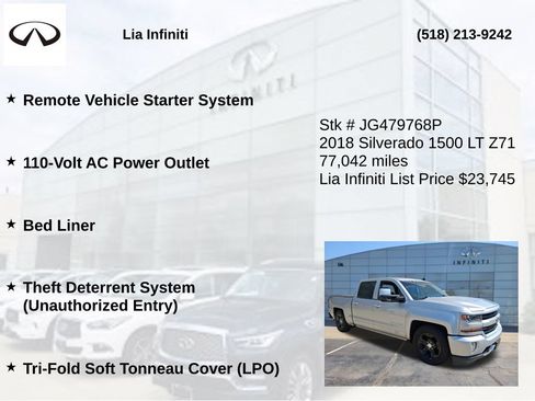 Used 2018 Chevrolet Silverado 1500 LT w/ All Star Edition AWD/4WD image 20