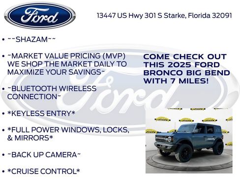 New 2025 Ford Bronco Big Bend image 5