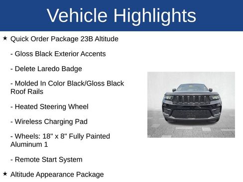 Used 2023 Jeep Grand Cherokee Altitude AWD/4WD image 4