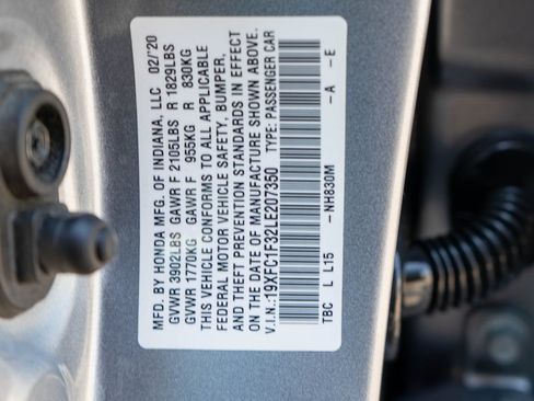 Used 2020 Honda Civic EX image 37