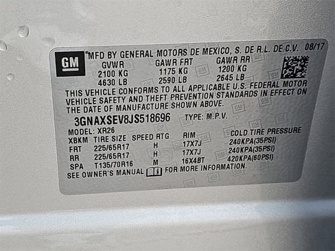 Used 2018 Chevrolet Equinox LT image 41