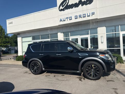Used 2017 Nissan Armada Platinum w/ Captain Seat Package AWD/4WD image 2