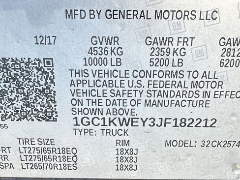 Used 2018 Chevrolet Silverado 2500 LTZ w/ Duramax Plus Package image 39