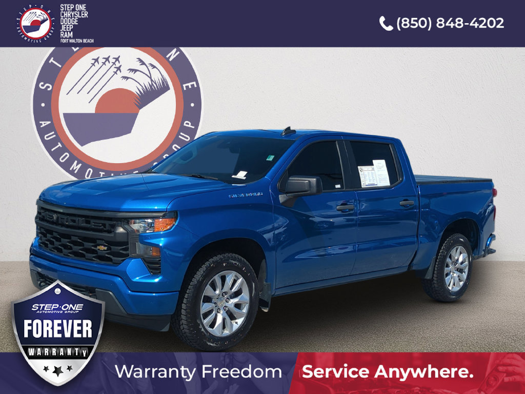 Used 2022 Chevrolet Silverado 1500 Custom RWD image 2