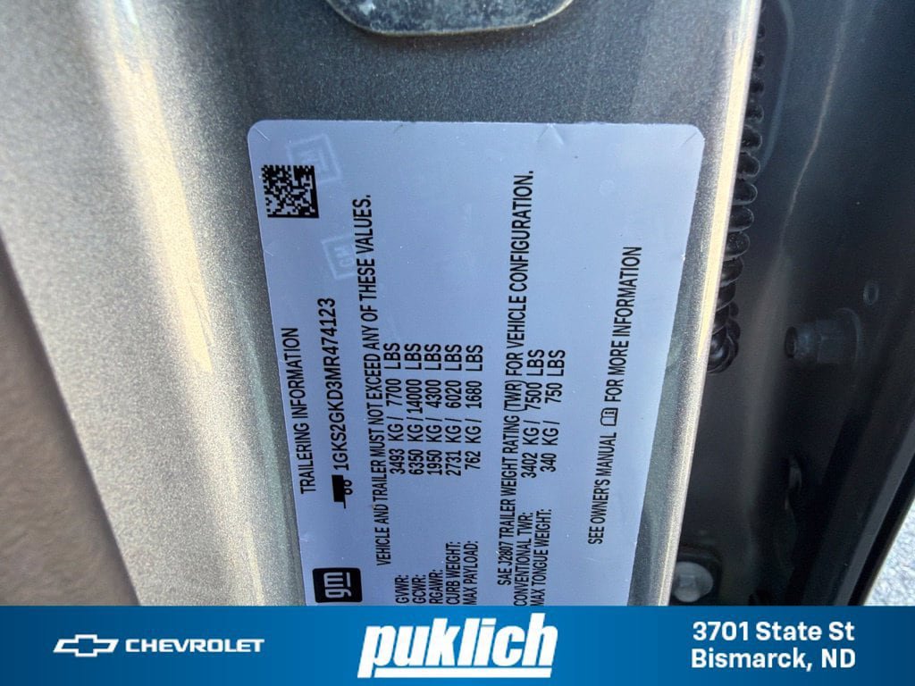 Certified 2021 GMC Yukon XL SLT w/ SLT Premium Package AWD/4WD image 43