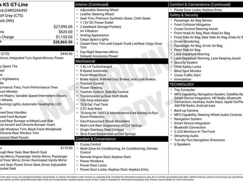 Used 2024 Kia K5 GT-Line FWD image 21