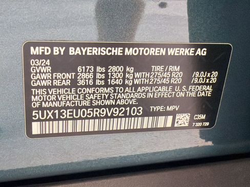 Used 2024 BMW X5 sDrive40i w/ Parking Assistance Package RWD image 20