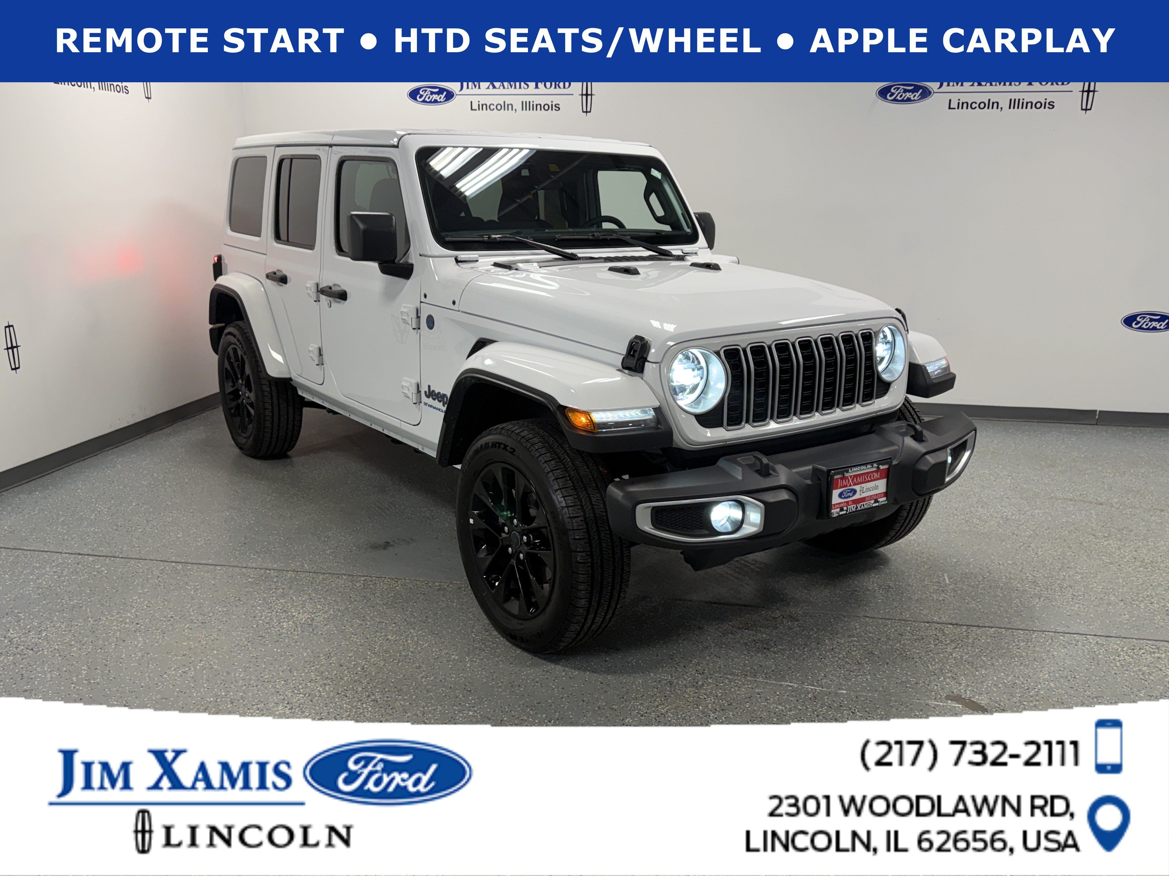 Used 2025 Jeep Wrangler Unlimited Sahara w/ Safety Group AWD/4WD image 1