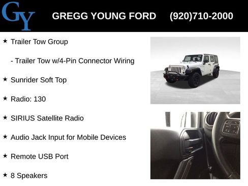 Used 2016 Jeep Wrangler Unlimited Sport w/ Connectivity Group image 13