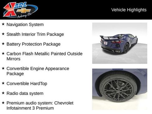New 2026 Chevrolet Corvette Stingray Preferred Conv image 3