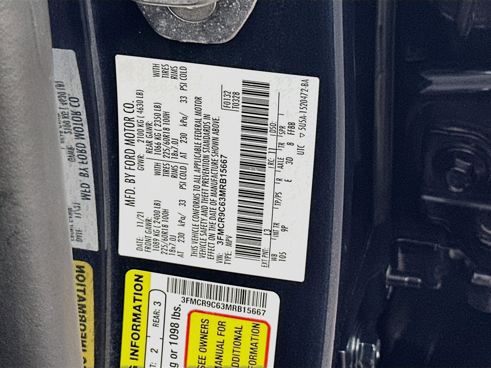 Used 2021 Ford Bronco Sport Outer Banks AWD/4WD image 29