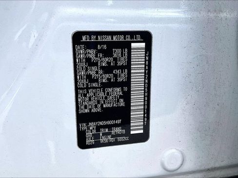 Used 2017 Nissan Armada SL RWD image 37