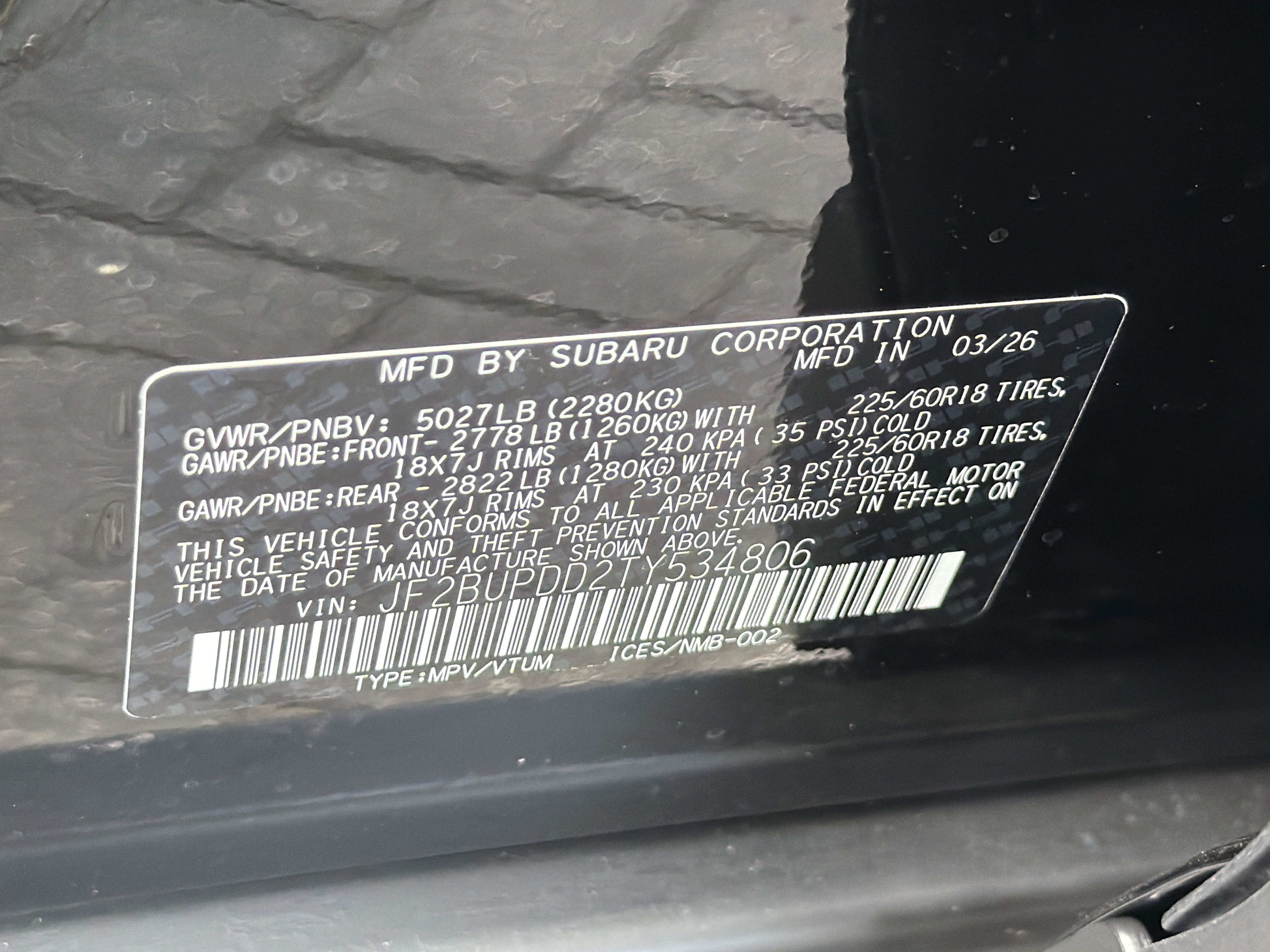 New 2026 Subaru Outback Limited AWD/4WD image 36
