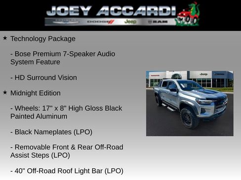 Used 2025 Chevrolet Colorado ZR2 w/ Midnight Edition image 9