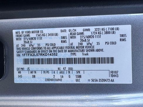 Used 2024 Ford F150 STX w/ Tow/Haul Package AWD/4WD image 50