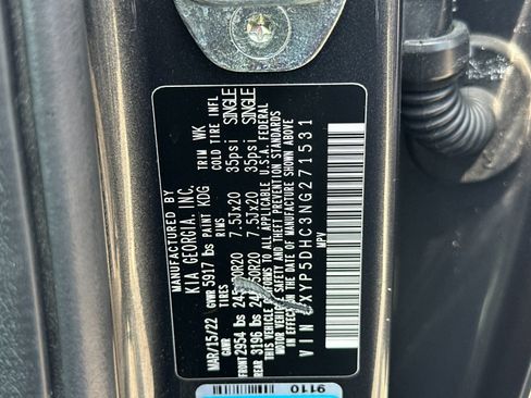 Certified 2022 Kia Telluride SX w/ SX Prestige Package AWD/4WD image 41