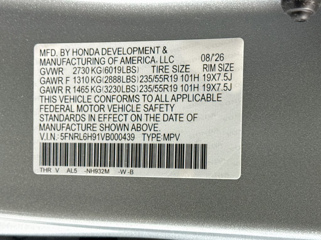 New 2027 Honda Odyssey Elite image 30