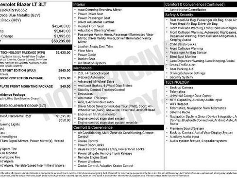New 2026 Chevrolet Blazer LT w/ Sound & Technology Package AWD/4WD image 3