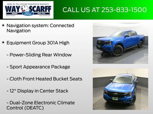 New 2025 Ford Ranger XLT w/ Equipment Group 301A High image 6